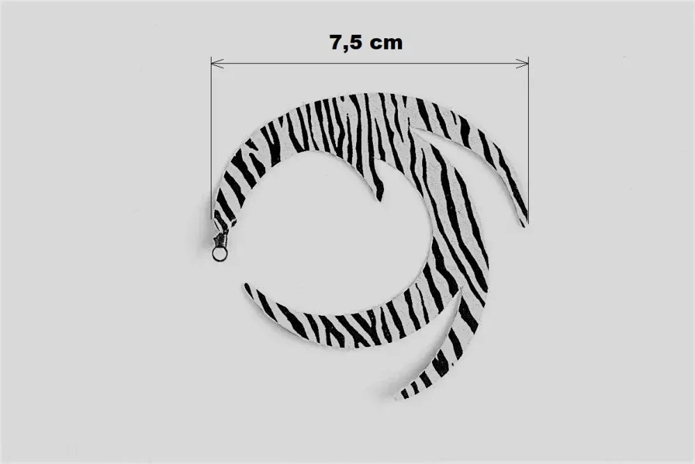 Dragon tail XL - Zlatý holographic_s očkem