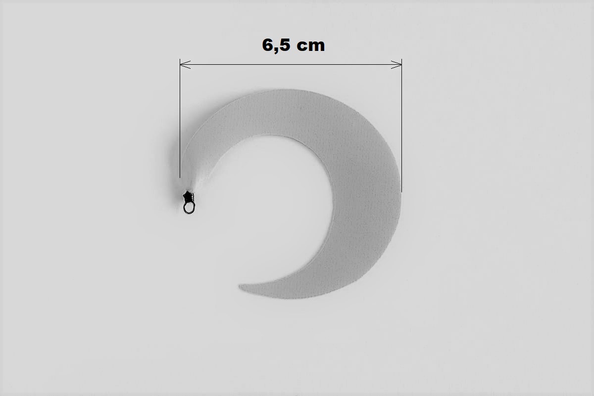 Wiglle tail XXL - Zlatý holographic_s očkem